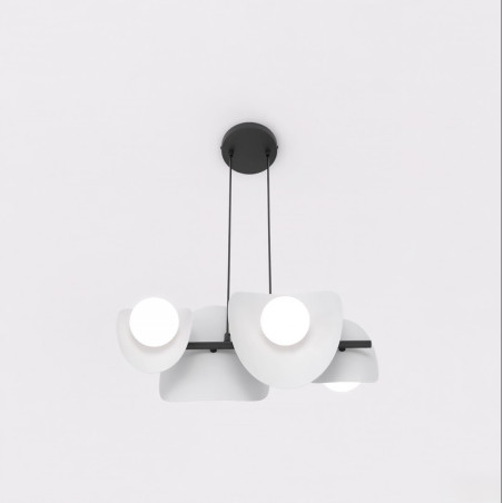 Lampa wisząca ELEMENTI 4 BL GRAY 1494/4 EMIBIG