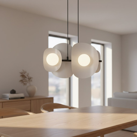 Lampa wisząca ELEMENTI 4 BL GRAY 1494/4 EMIBIG