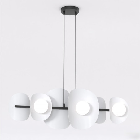 Lampa wisząca ELEMENTI 6 BL GRAY 1494/6 EMIBIG