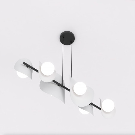 Lampa wisząca ELEMENTI 6 BL GRAY 1494/6 EMIBIG