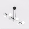 Lampa wisząca ELEMENTI 6 BL GRAY 1494/6 EMIBIG