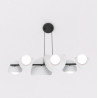 Lampa wisząca ELEMENTI 6 BL GRAY 1494/6 EMIBIG