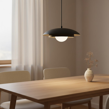 Lampa wisząca SKIN 1 BLACK 1603/1 EMIBIG