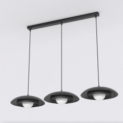 Lampa wisząca SKIN 3 BLACK 1603/3 EMIBIG