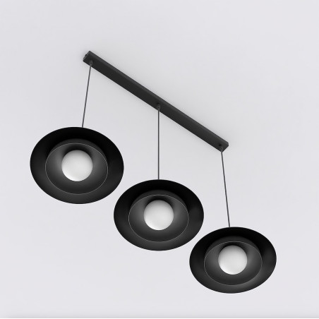 Lampa wisząca SKIN 3 BLACK 1603/3 EMIBIG