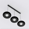 Lampa wisząca SKIN 3 BLACK 1603/3 EMIBIG