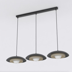 Lampa wisząca SKIN 3 BL MOKKA 1604/3 EMIBIG