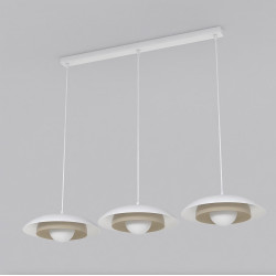 Lampa wisząca SKIN 3 WH MOKKA 1605/3 EMIBIG