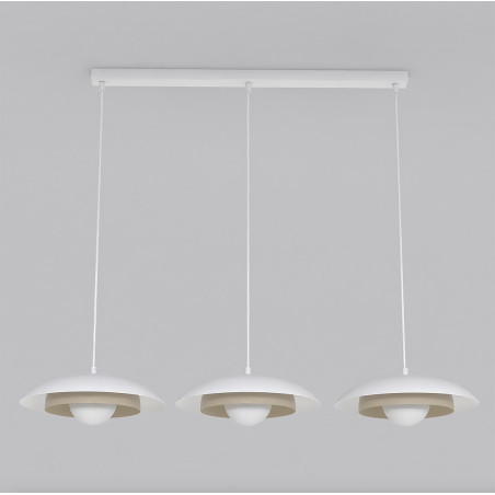 Lampa wisząca SKIN 3 WH MOKKA 1605/3 EMIBIG