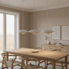 Lampa wisząca SKIN 3 WH MOKKA 1605/3 EMIBIG