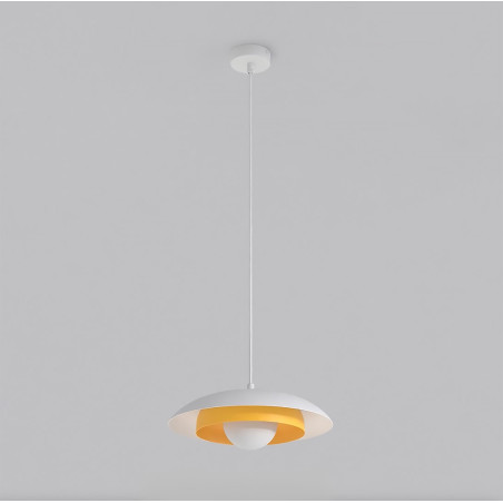 Lampa wisząca SKIN 1 WH ORANGE 1606/1 EMIBIG