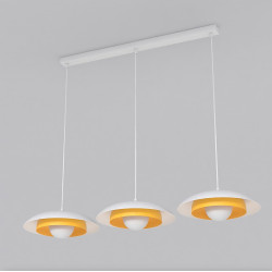 Lampa wisząca SKIN 3 WH ORANGE 1606/3 EMIBIG
