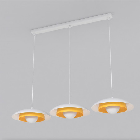 Lampa wisząca SKIN 3 WH ORANGE 1606/3 EMIBIG