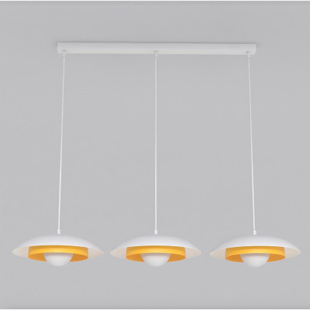 Lampa wisząca SKIN 3 WH ORANGE 1606/3 EMIBIG
