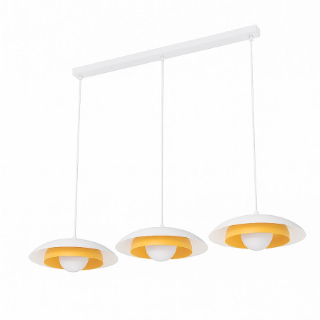 Lampa wisząca SKIN 3 WH ORANGE 1606/3 EMIBIG