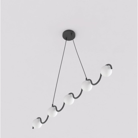 Lampa wisząca SINUS BL OPAL 1582/5 EMIBIG