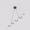 Lampa wisząca SINUS BL OPAL 1582/5 EMIBIG