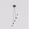 Lampa wisząca SINUS BL OPAL 1582/5 EMIBIG