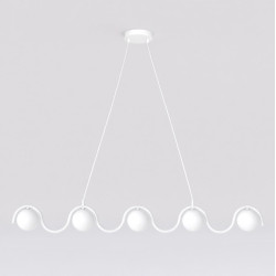 Lampa wisząca SINUS WH OPAL 1583/5 EMIBIG