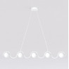 Lampa wisząca SINUS WH OPAL 1583/5 EMIBIG