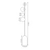 Lampa podłogowa ETNO LP4 ORANGE 1502/LP4 EMIBIG