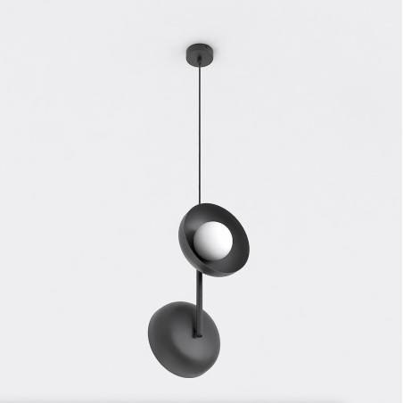 Lampa wisząca VANILA 2 BLACK 1595/2 EMIBIG