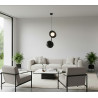 Lampa wisząca VANILA 2 BLACK 1595/2 EMIBIG