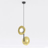 Lampa wisząca VANILA 2 BL GOLD 1596/2 EMIBIG