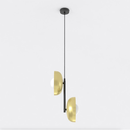 Lampa wisząca VANILA 2 BL GOLD 1596/2 EMIBIG