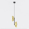 Lampa wisząca VANILA 2 BL GOLD 1596/2 EMIBIG