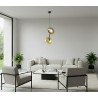 Lampa wisząca VANILA 2 BL GOLD 1596/2 EMIBIG