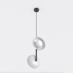 Lampa wisząca VANILA 2 BL GRAY 1597/2 EMIBIG
