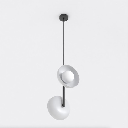 Lampa wisząca VANILA 2 BL GRAY 1597/2 EMIBIG
