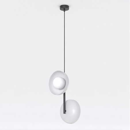 Lampa wisząca VANILA 2 BL GRAY 1597/2 EMIBIG