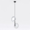 Lampa wisząca VANILA 2 BL GRAY 1597/2 EMIBIG