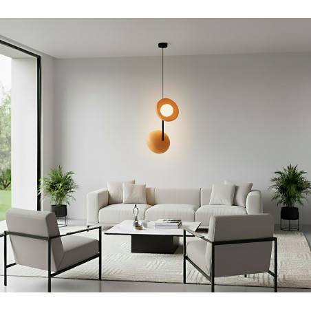 Lampa wisząca VANILA 2 ORANGE 1599/2 EMIBIG