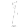 Lampa podłogowa TATU LP2 BLACK 1504/LP2 EMIBIG