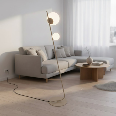 Lampa podłogowa TATU LP2 MOKKA 1506/LP2 EMIBIG