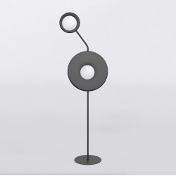 Lampa podłogowa KISS LP2 BLACK 1607/LP2 EMIBIG