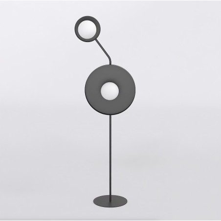 Lampa podłogowa KISS LP2 BLACK 1607/LP2 EMIBIG