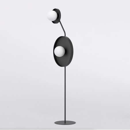 Lampa podłogowa KISS LP2 BLACK 1607/LP2 EMIBIG