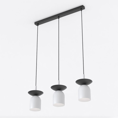 Lampa wisząca EGO 3 BL GRAY 1611/3 EMIBIG