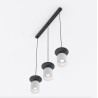 Lampa wisząca EGO 3 BL GRAY 1611/3 EMIBIG