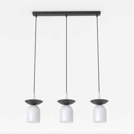 Lampa wisząca EGO 3 BL GRAY 1611/3 EMIBIG