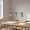 Lampa wisząca EGO 3 BL GRAY 1611/3 EMIBIG