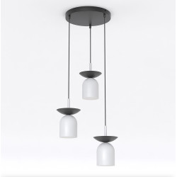 Lampa wisząca EGO 3 PREM BL GRAY 1611/3PREM EMIBIG