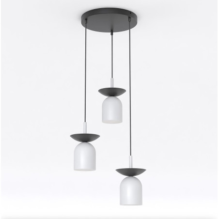 Lampa wisząca EGO 3 PREM BL GRAY 1611/3PREM EMIBIG