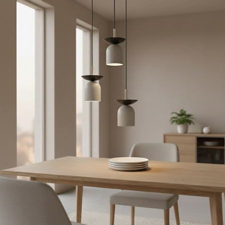 Lampa wisząca EGO 3 PREM BL GRAY 1611/3PREM EMIBIG