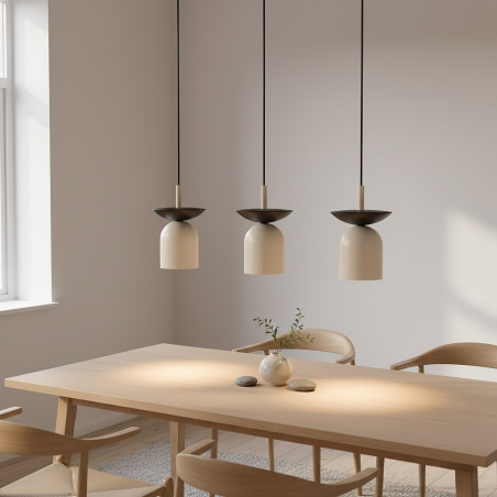Lampa wisząca EGO 3 BL MOKKA 1612/3 EMIBIG