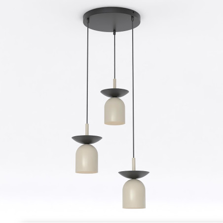 Lampa wisząca EGO 3 PREM BL MOKKA 1612/3PREM EMIBIG